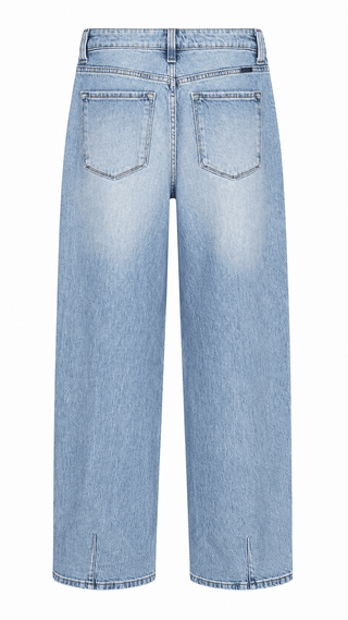 Everyday High Rise Cuffed Straight Jeans