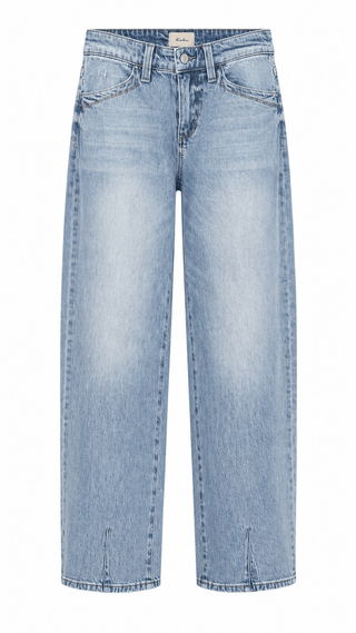 Everyday High Rise Cuffed Straight Jeans