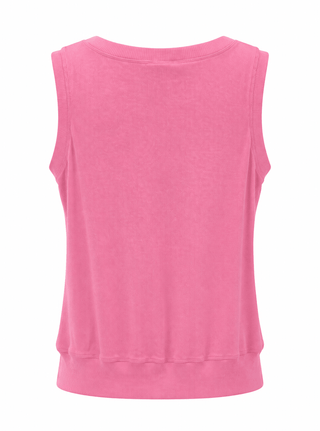 Everyday V Neck Tank - Dusty Rose