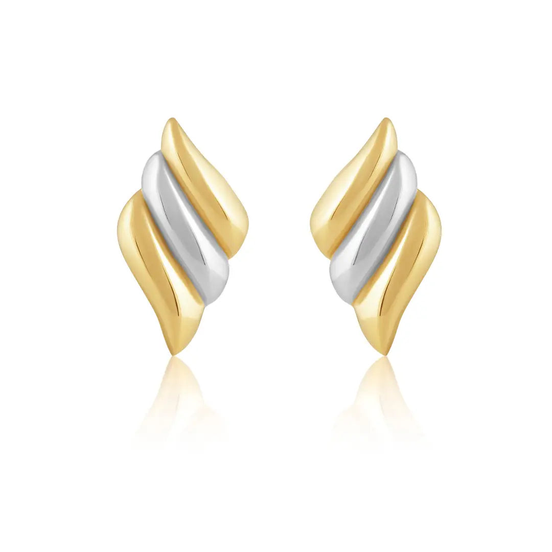 Heather Tow Tone Vintage Statement Earrings-230 Jewelry-Sahira Jewelry Design-Coastal Bloom Boutique, find the trendiest versions of the popular styles and looks Located in Indialantic, FL