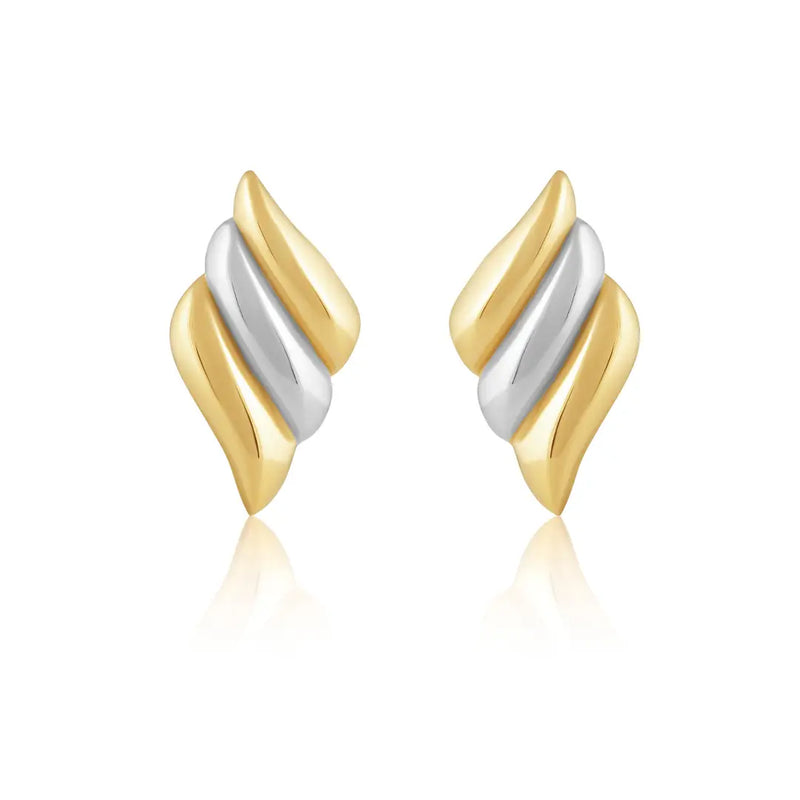 Heather Tow Tone Vintage Statement Earrings-230 Jewelry-Sahira Jewelry Design-Coastal Bloom Boutique, find the trendiest versions of the popular styles and looks Located in Indialantic, FL