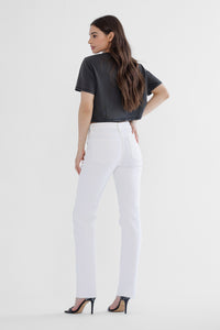 Coastal Sand Slim Straight Jean-170 Bottoms-Mica Denim-Coastal Bloom Boutique, find the trendiest versions of the popular styles and looks Located in Indialantic, FL