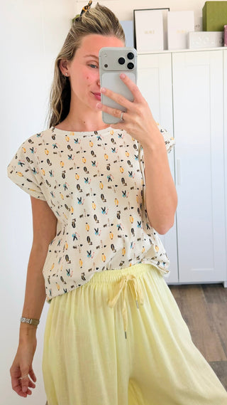 Fashion Walk Italian Top