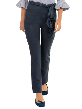 Classic Straight Leg Pants - Navy