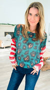 Fierce Fusion Italian St Tropez Sweater-140 Sweaters-SORPRESA-Coastal Bloom Boutique, find the trendiest versions of the popular styles and looks Located in Indialantic, FL