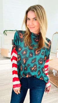 Fierce Fusion Turtleneck Italian Knit Sweater-140 Sweaters-SORPRESA-Coastal Bloom Boutique, find the trendiest versions of the popular styles and looks Located in Indialantic, FL