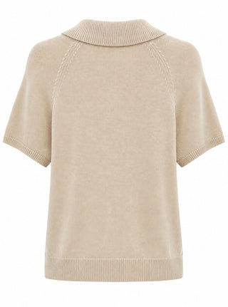Fine Knit Polo Top