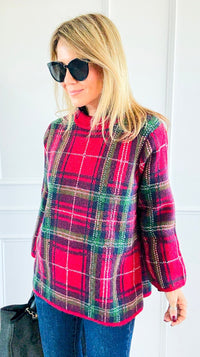 Fireside Glow Mock Neck Sweater-140 Sweaters-entro-Coastal Bloom Boutique, find the trendiest versions of the popular styles and looks Located in Indialantic, FL