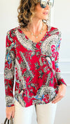 Floral Hoodie Top-110 Long Sleeve Tops-sew in love-Coastal Bloom Boutique, find the trendiest versions of the popular styles and looks Located in Indialantic, FL