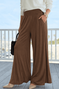 Flow Palazzo Pants -Brown