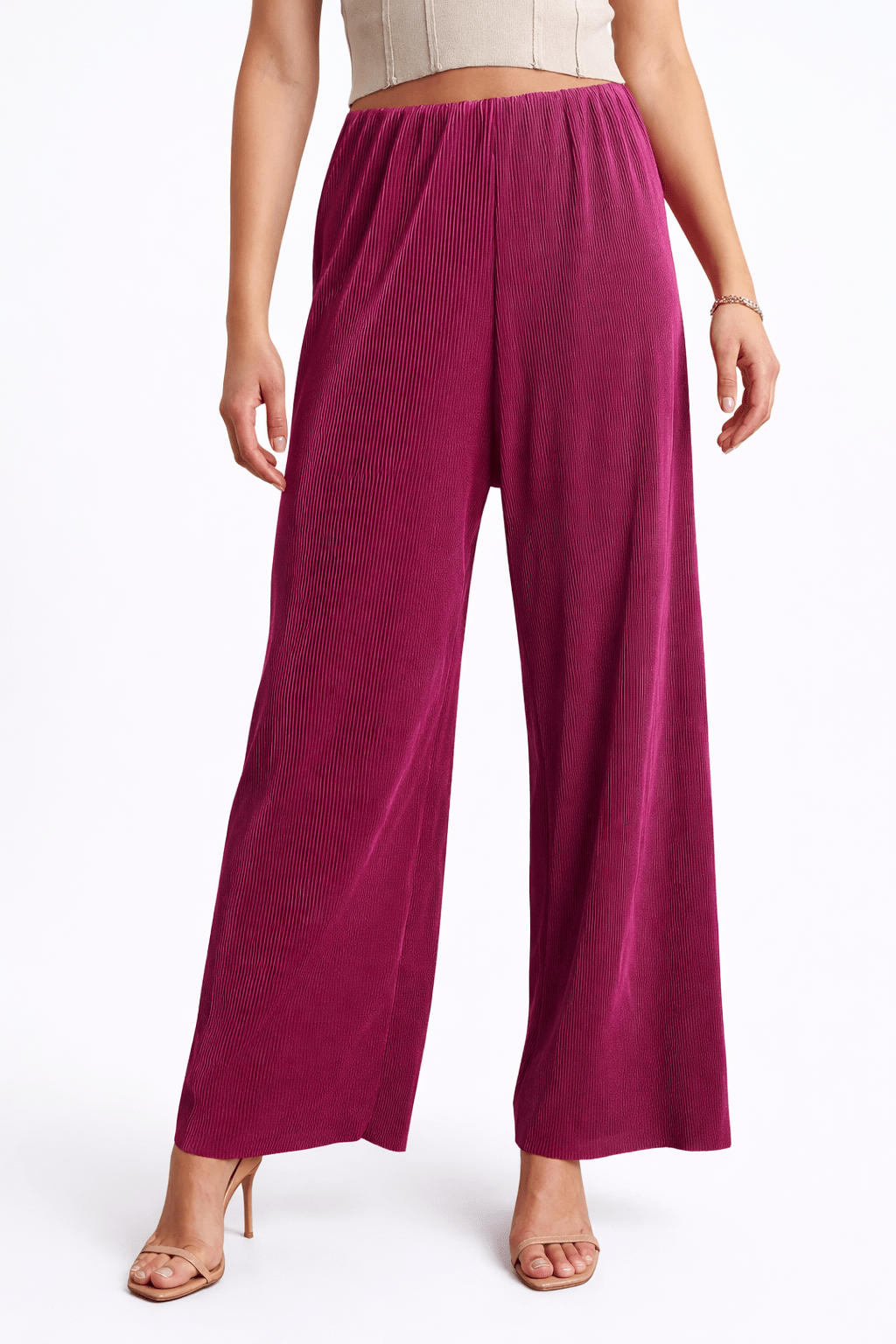 Flow Pleated Wide Leg Pants