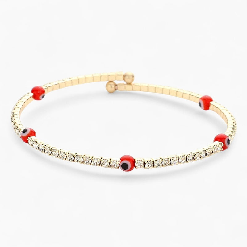 Fortune’s Gaze Stretch Bracelet-230 Jewelry-NYW-Coastal Bloom Boutique, find the trendiest versions of the popular styles and looks Located in Indialantic, FL