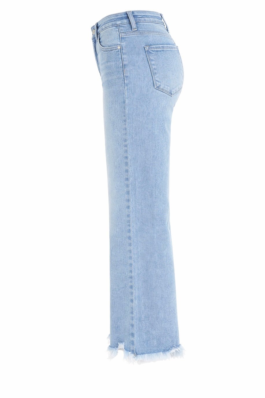 Frayed Light Straight Crop