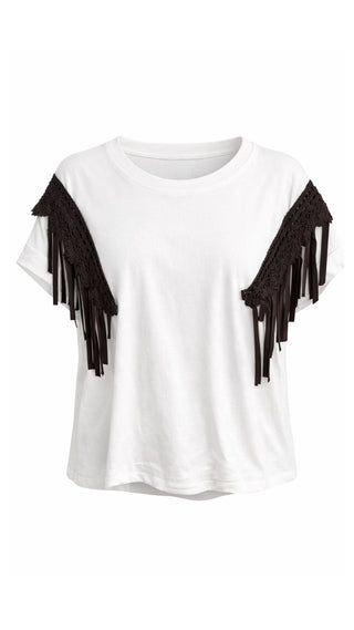 Fringe & Lace Story Italian Top