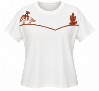 Frontier Embroidered Ranch Tee