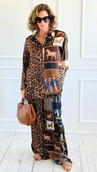 Gallop Wild Italian Set-210 Loungewear/Sets-K2-Coastal Bloom Boutique, find the trendiest versions of the popular styles and looks Located in Indialantic, FL
