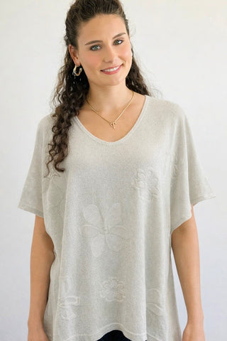 Garden Glow Italian Knit Top