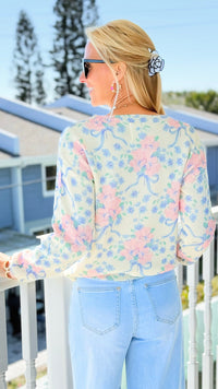 Garden Ribbon Dream Sweater