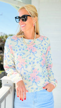 Garden Ribbon Dream Sweater