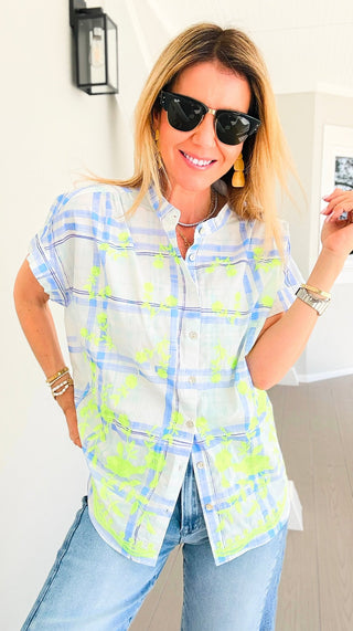 Garden Stitch Delight Top