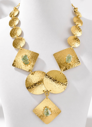 Geometric Medallion Necklace