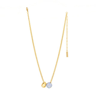 Gia Necklace in Aurum & Ultra Baby Blue - TOVA