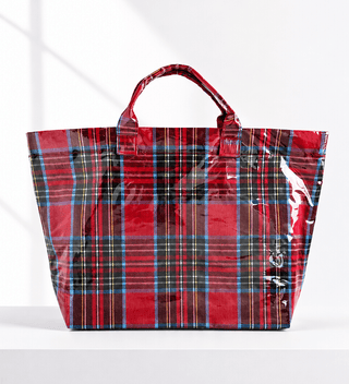 Glossed Plaid Everyday Carry Bag