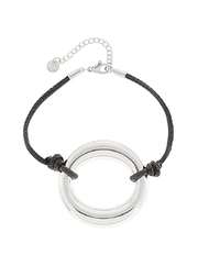 Stainless Steel Orbit Charm Statement Bracelet Black-230 Jewelry-GS JEWELRY-Coastal Bloom Boutique, find the trendiest versions of the popular styles and looks Located in Indialantic, FL