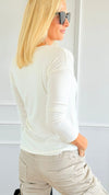 Golden Heart Italian Sweater-140 Sweaters-SEÑORITA C-Coastal Bloom Boutique, find the trendiest versions of the popular styles and looks Located in Indialantic, FL