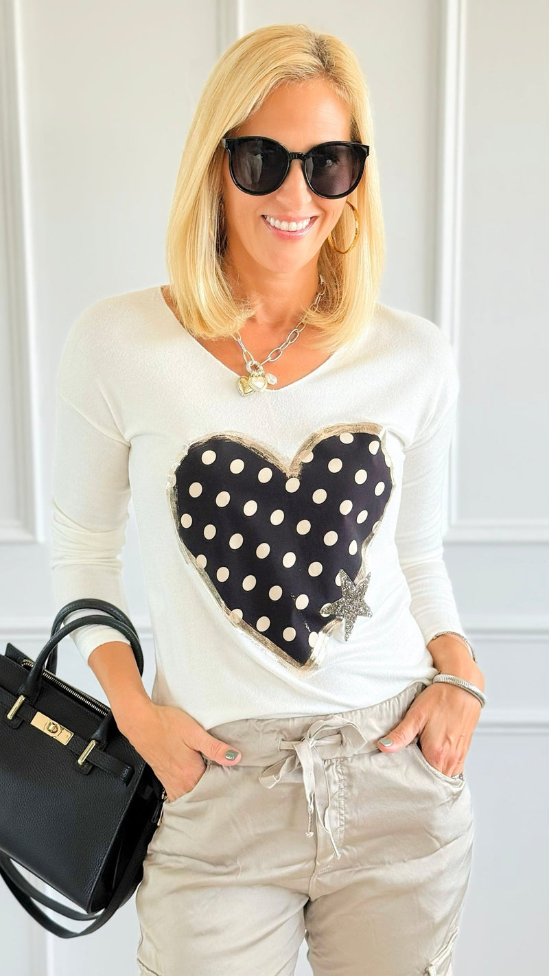 Golden Heart Italian Sweater-140 Sweaters-SEÑORITA C-Coastal Bloom Boutique, find the trendiest versions of the popular styles and looks Located in Indialantic, FL