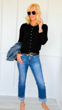 Golden Hour Button-Up Cardigan-140 Sweaters-LOVE TREE-Coastal Bloom Boutique, find the trendiest versions of the popular styles and looks Located in Indialantic, FL