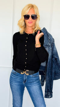 Golden Hour Button-Up Cardigan-140 Sweaters-LOVE TREE-Coastal Bloom Boutique, find the trendiest versions of the popular styles and looks Located in Indialantic, FL