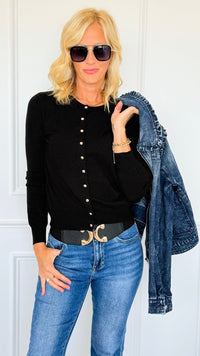 Golden Hour Button-Up Cardigan-140 Sweaters-LOVE TREE-Coastal Bloom Boutique, find the trendiest versions of the popular styles and looks Located in Indialantic, FL