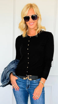 Golden Hour Button-Up Cardigan-140 Sweaters-LOVE TREE-Coastal Bloom Boutique, find the trendiest versions of the popular styles and looks Located in Indialantic, FL