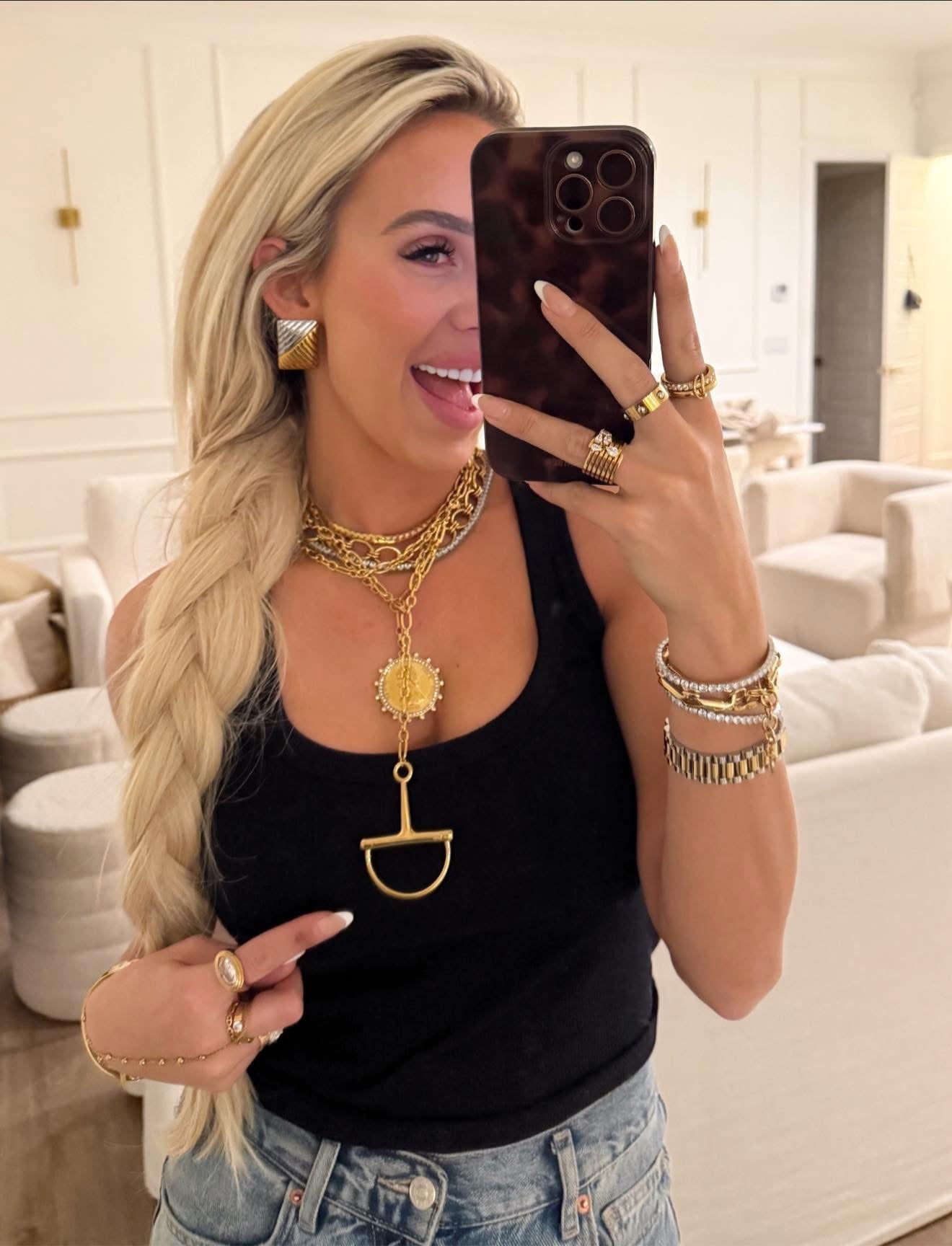 Golden Rein Necklace