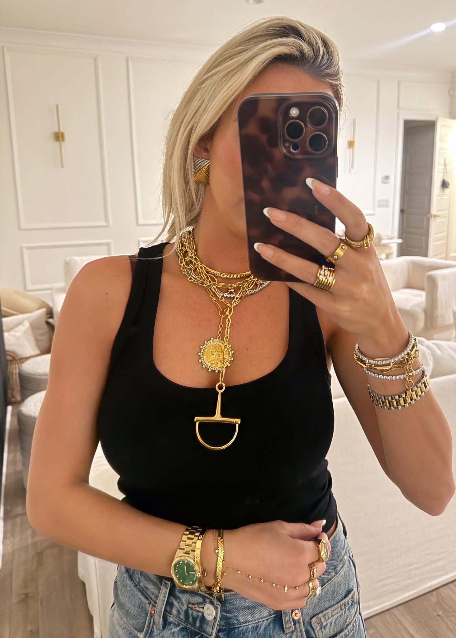 Golden Rein Necklace