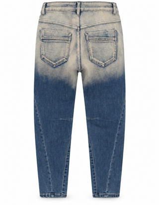 Golden Spot Distressed Denim