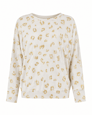 Golden Wild Print Top