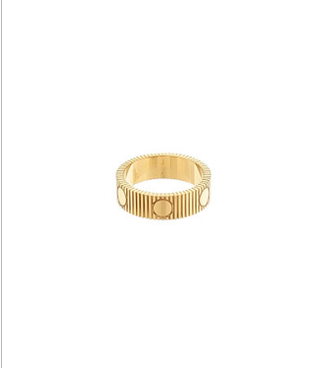 Engraved Textured Band Ring