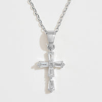 Graceful Radiance Cross Necklace-230 Jewelry-NYW-Coastal Bloom Boutique, find the trendiest versions of the popular styles and looks Located in Indialantic, FL