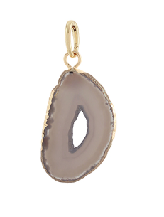 Wild Horizon Slice Pendant - Grey-230 Jewelry-GS JEWELRY-Coastal Bloom Boutique, find the trendiest versions of the popular styles and looks Located in Indialantic, FL