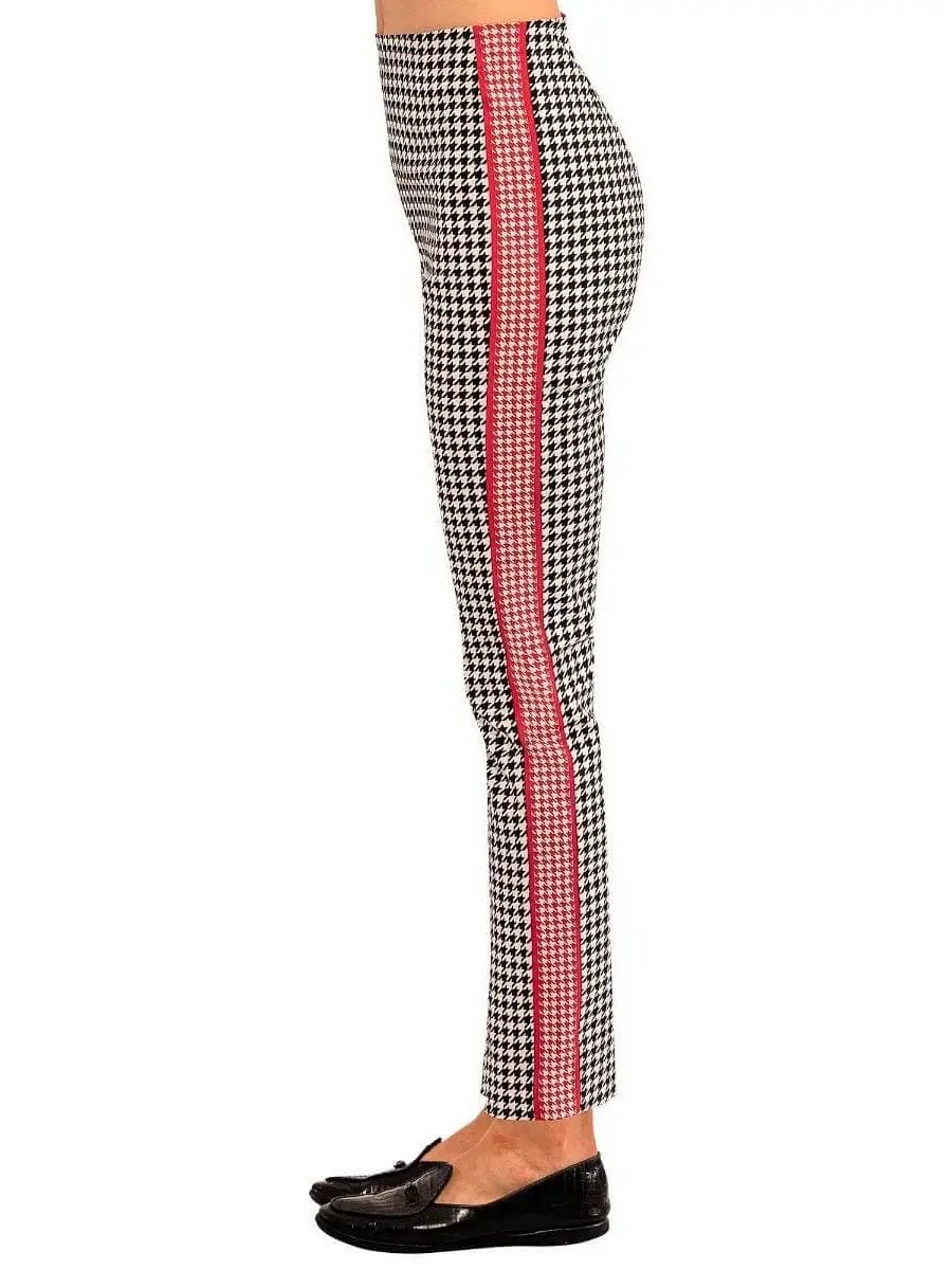 Gripeless Pull On Pant - Houndstooth-100 Pants-Gretchen Scott-Coastal Bloom Boutique, find the trendiest versions of the popular styles and looks Located in Indialantic, FL