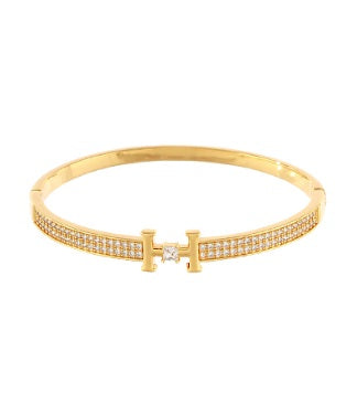 Designer Inspired Solitaire "H" Bracelet-230 Jewelry-GS JEWELRY-Coastal Bloom Boutique, find the trendiest versions of the popular styles and looks Located in Indialantic, FL