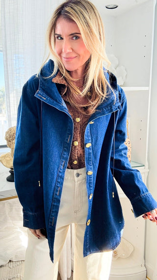 Harbor Muse Button Front Top