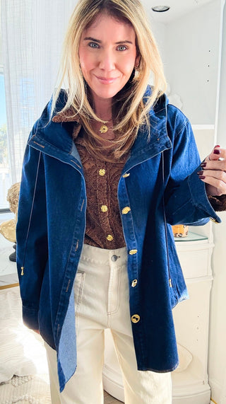 Harbor Muse Button Front Top