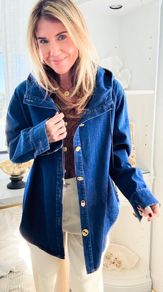 Harbor Muse Button Front Top