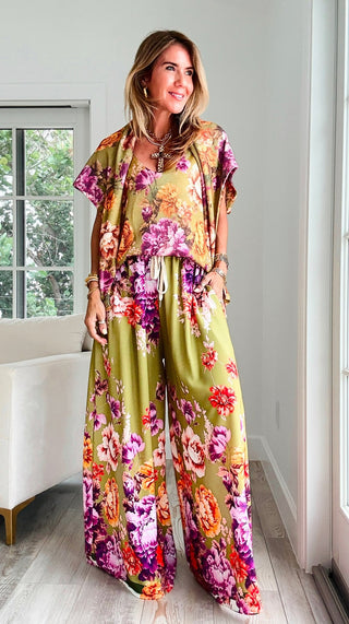 Harvest Blooms Kapri Italian Pants