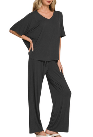 Haven Travel or Lounge Set - Black