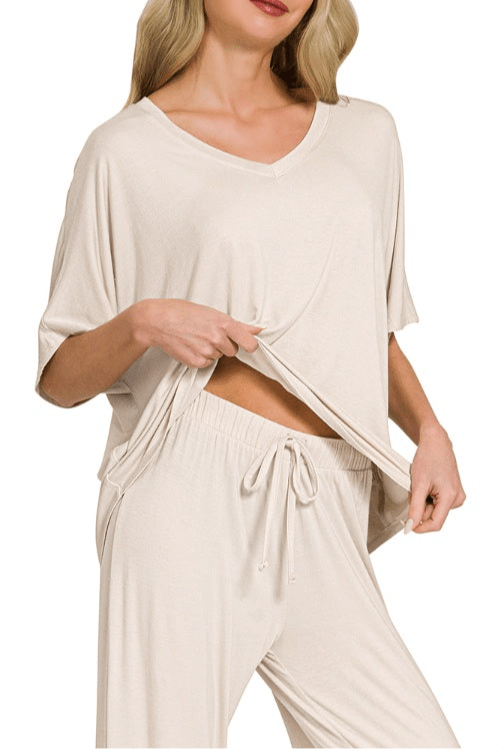 Haven Travel or Lounge Set - Sand Beige