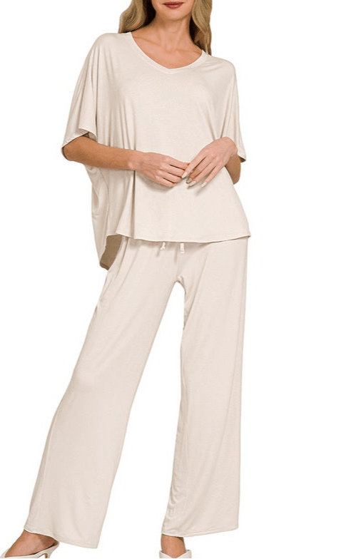 Haven Travel or Lounge Set - Sand Beige